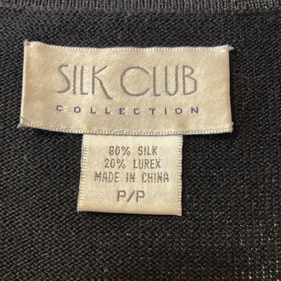 Silk Club black sparkly sweater set - Picture 5 of 5